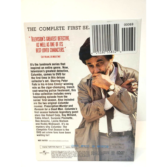 Columbo - The Complete First Season (DVD, 2004, 5-Disc Set) Brand New - Picture 2 of 7